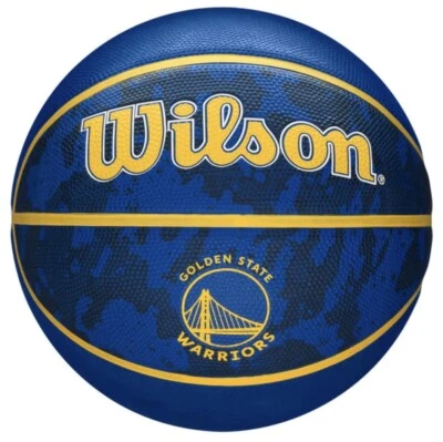 Wilson Golden State Warriors NBA Team Tribute Size 7 Basketball WITH BALL PUMP