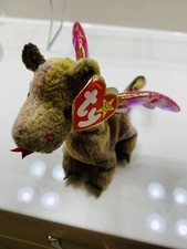 Scorch The Dragon+ Rare Authentic TY Beanie Baby