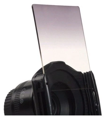 Graduated Grey Blue Orange Filter+ND2 4 8 +77mm Ring adapter For Cokin P Series - Image 2 of 4