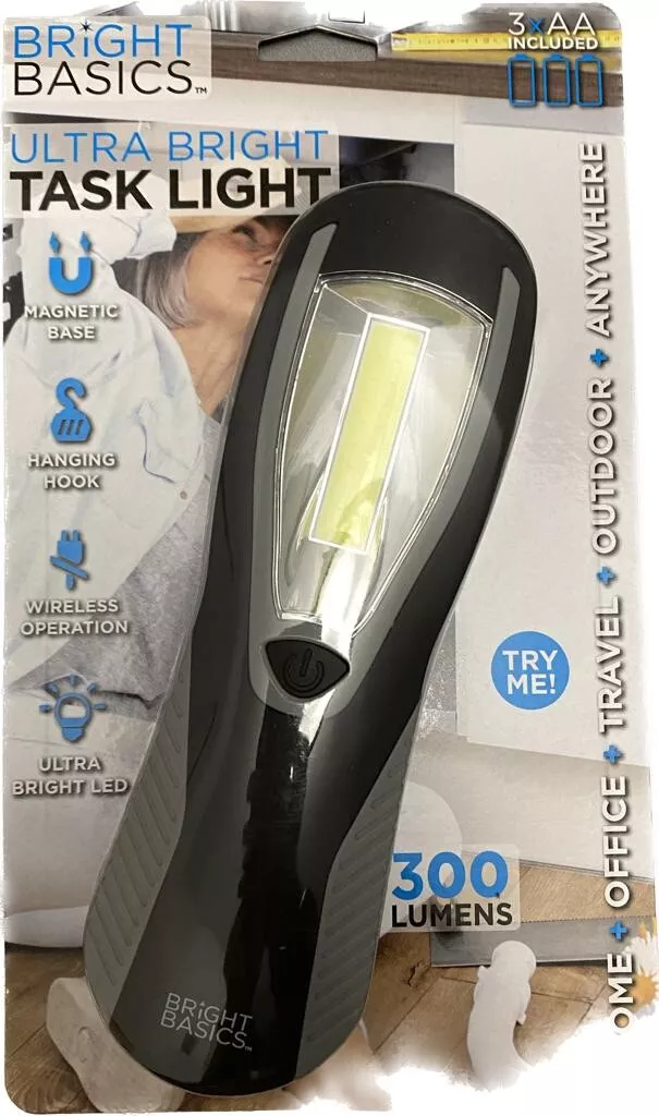Bright Basics Ultra Bright Task Light 300 Lumens Magnetic hanging wireless