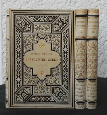 MURAD EFENDI - Dramatische Werke 1881 3 Bände komplett - Bild 1 von 4