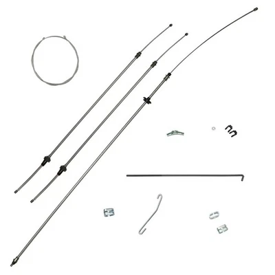 Parking Brake Cable Kit With Intermediate Cable 1970-74 Plymouth Cuda OE Steel - Image 1 of 4