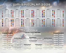 Spielplan Poster Weltmeisterschaft 2026 World...