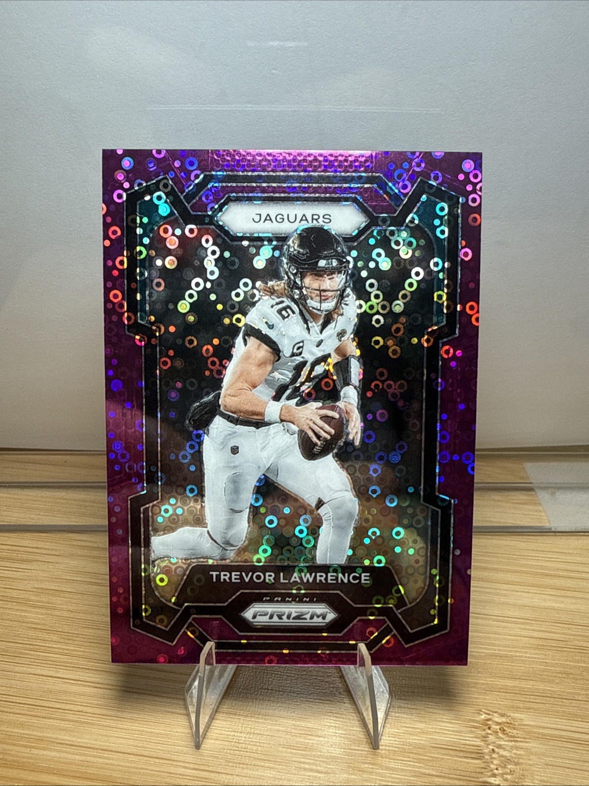 2023 Panini Prizm - Trevor Lawrence #139 Purple No Huddle Prizm /35