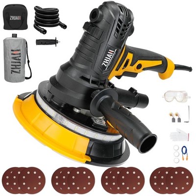 Trockenbauschleifer, 900W, LED, Staubbeutel, variable Geschw., Schleifpapier