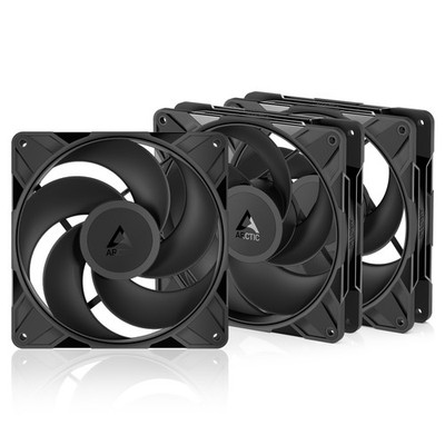 ARCTIC P14 Pro Reverse (3 Pack) Lüfter PC Gehäuse 140mm schwarz Flow invertiert