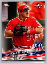 2019 Topps Opening Day #YOF-25 Mike Trout 150 Years of Fun