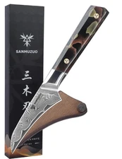 Bird Beak Paring Knife 3.5 Inch, Professional Kitchen Peeling Knife, Ultra Sh...