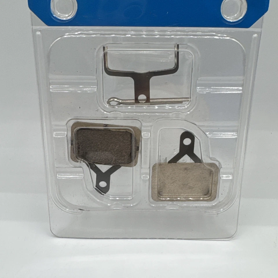 Pastillas de freno de disco de metal Shimano E01S y resorte para Deore BRM575, BRM486, BRM485 Foto 3 de 4