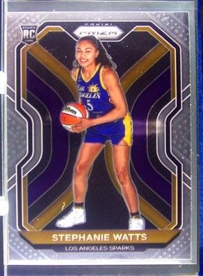 2021-22 Panini Prizm WNBA Stephanie Watts RC #98 Sparks