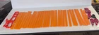 Vintage Hot Wheels Orange Track Lot Redline Era Mattel Joiners Clamps Trestles