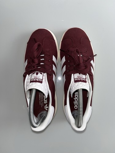 Adidas gazelle bold, Burgundy/white/cream, size 4.5. Good condition - Picture 4 of 7