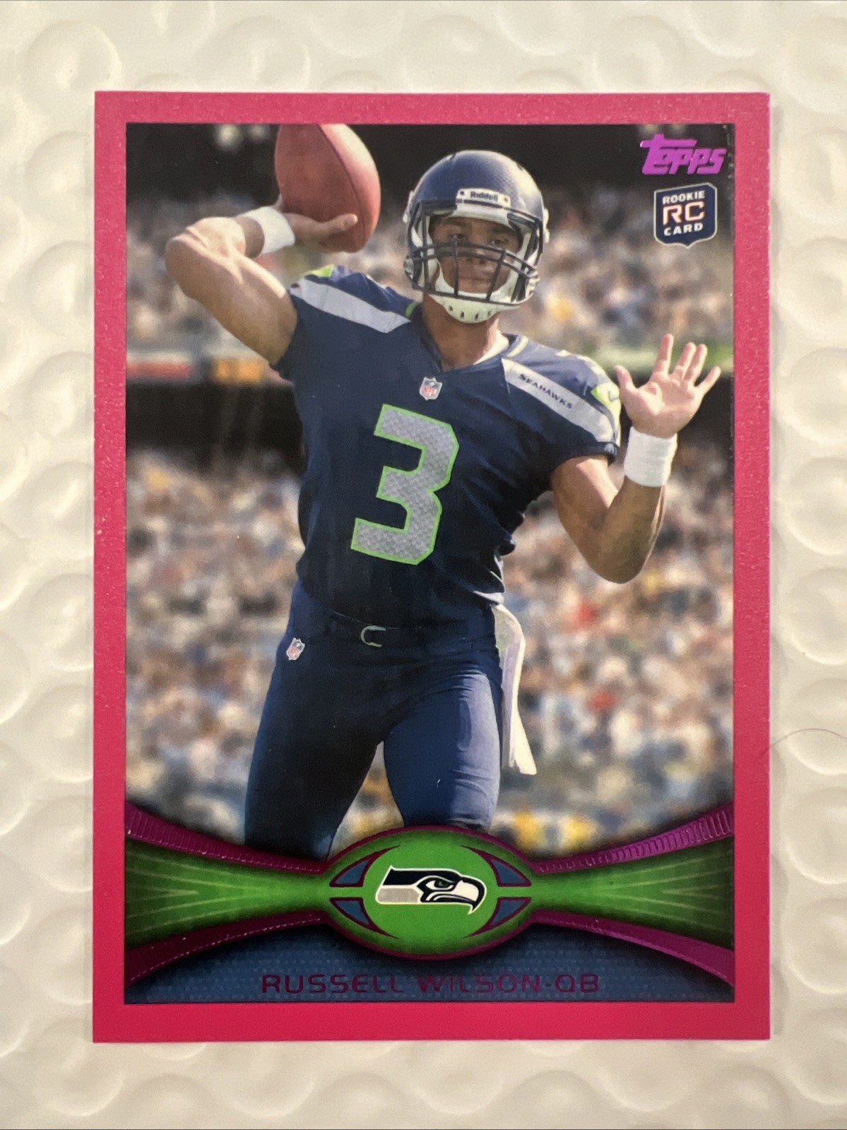 2012 Topps - Russell Wilson #165 Pink #/399 (RC) NM/MT Nice Rookie Of HOF QB