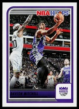 Davion Mitchell 2023-24 Hoops #182 Sacramento Kings