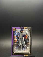 2023 Topps Museum Collection Francisco Lindor Purple 35/99 #66 New York Mets