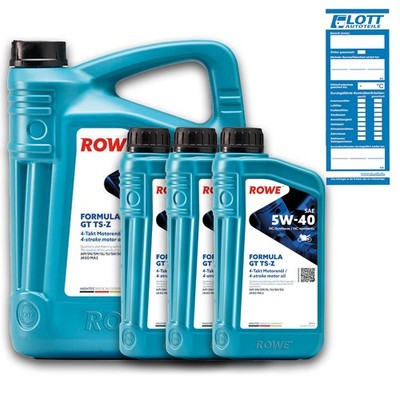 7L ROWE HIGHTEC FORMULA GT 5W-40 TS-Z Motoröl 4-Takt Öl Motorrad JASO MA2
