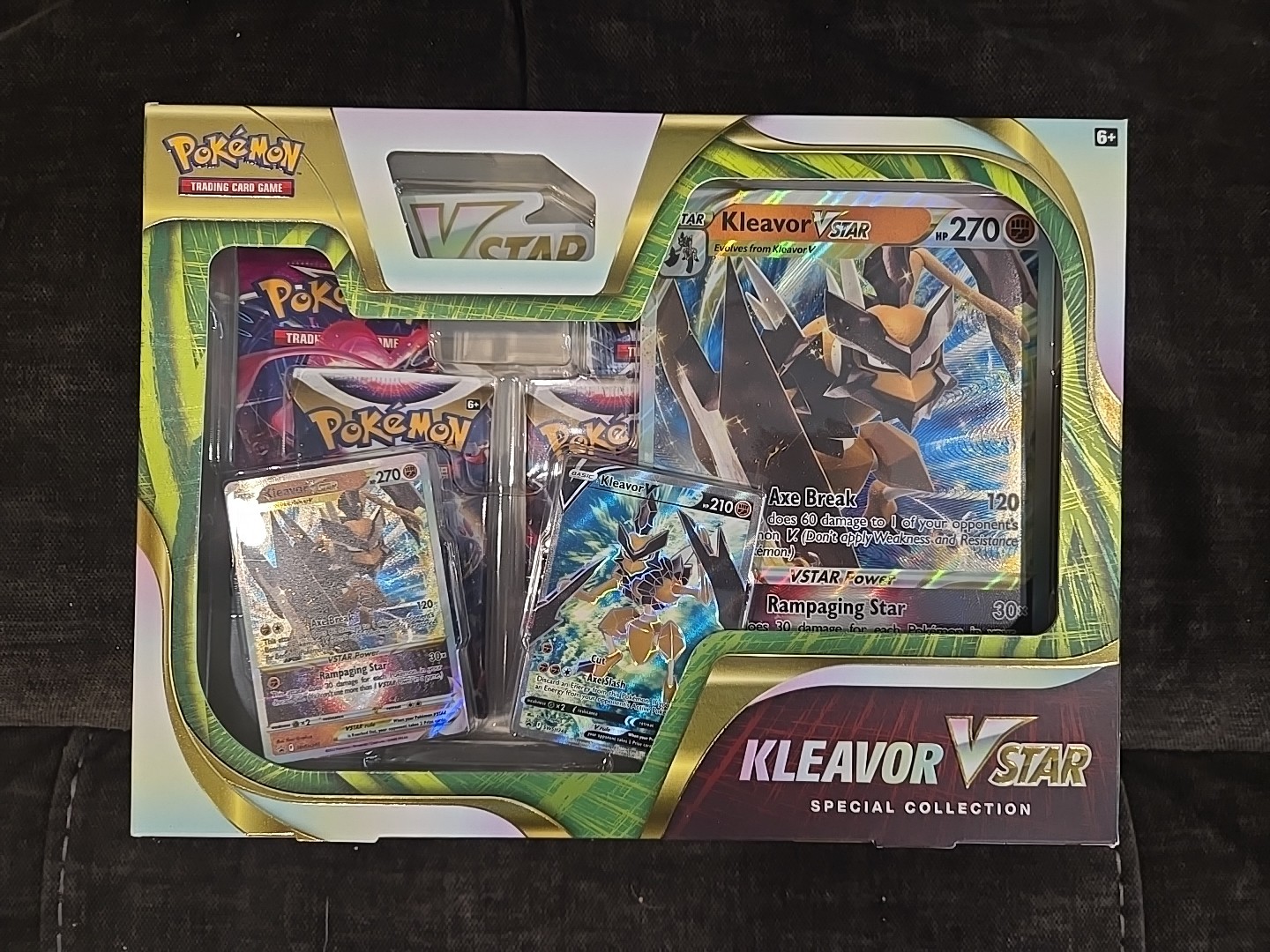 Pokémon TCG - Kleavor VSTAR Special Collection Box New/Factory Sealed