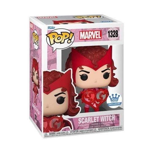 Funko Pop! Marvel: Valentine's Series - Scarlet Witch with Heart Hex Shop Exclus