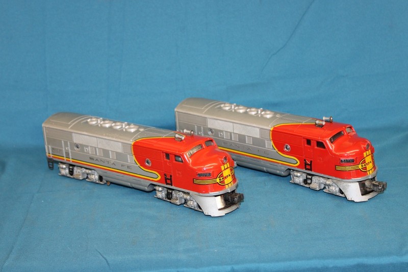 Lionel 2353 Santa Fe F-3 A-A Powered and Dummy Serviced and Ready to Run #7