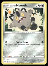 Galarian Meowth Common Crown Zenith 084/159 NM
