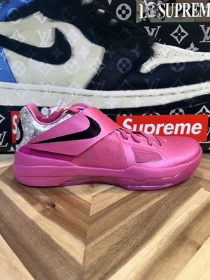 Nike Zoom KD 4 2024 Aunt Pearl Pink Men s 12 USA HF9098 600 Breast Cancer