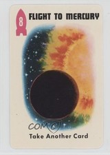 1969 Ed-U-Cards Space Race Card Game Deck 1 Brown Back Flight to Mercury 8 0kb5