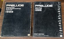 1986 Honda Prelude Etm And Service Manual Set
