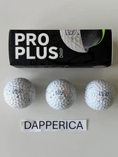 New Vice Pro Plus Golf Balls One Sleeve (3) Three Balls Orange Navy Drip