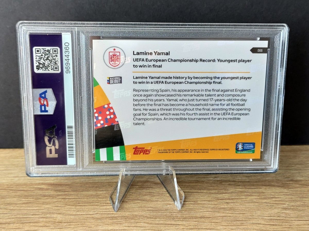 2024 Topps Now Uefa Euro #66 Lamine Yamal Rookie PSA 10 | eBay