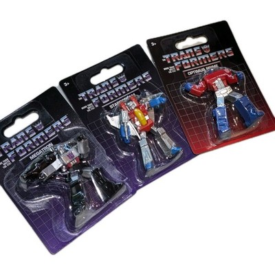 Hasbro TRANSFORMERS 2022 Mini Figures 3pk- Starscream, Megatron & Optimus Prime 