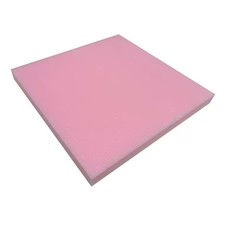 Foam Sheet, Water-Resistant Closed Cell, 24 In W, 36 In L, 2 In Thick, Pink,