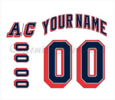 New York Rangers Customized Number Kit for 1998-1999 3rd Liberty Uniform
