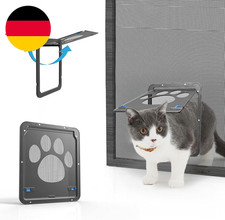 NAMSAN Haustierklappe Fliegengitter Mit Magnet Hundeklappe Katzenklappe Für Flie