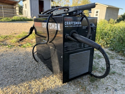 #ad CRAFTSMAN Wire Feed MIG Welder 934.20515 Steel 120V Wire Speed Heat Control $300.00