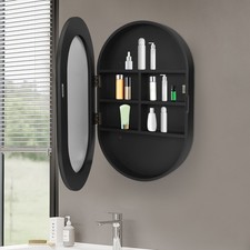 Oval Cabinet Mirror, Bathroom Wall Storage Cabinet Mirror, Mirror Cabinet