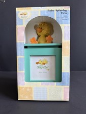 Little Suzy's Zoo Boxed Baby Spinning Photo Cube Teal NIB