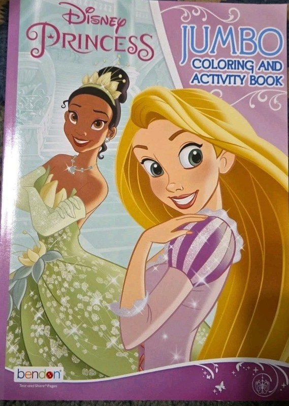 Bendon Disney Princess Jumbo  Coloring And Activity Book Brand New