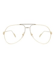 Cartier Unisex Aviator Gold Shiny Transparent...