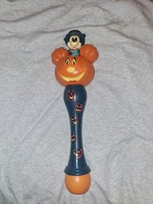 Disney Parks Mickey Mouse Halloween Pumpkin Light-Up Bubble Wand Jack-o'-Lantern