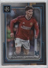 2023-24 Topps Museum Collection UCL Sapphire 34/75 Alejandro Garnacho #91 1d59