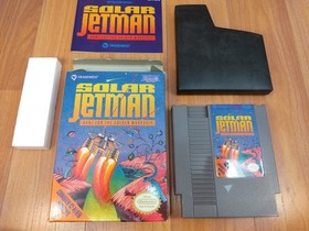 Nr MINTY BOX CIB Solar Jetman Jet man complete in nintendo nes clean lot nice