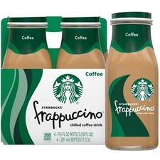 Starbucks Frappuccino Chilled Coffee Drink, 9.5 oz Bottles 4 Count