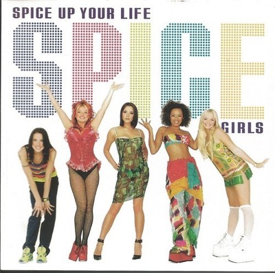 SPICE GIRLS : SPICE UP YOUR LIFE (CD) DISC + FRONT & BACK CVR ART - NO CASE - VG