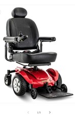 Jazzy Select Elite Electric Power Chair Black/Red Wheelchair with Charger