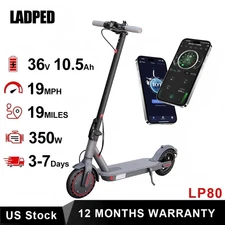 App Control Electric Scooter 350w 19mph Waterproof Electric Scooter Foldable