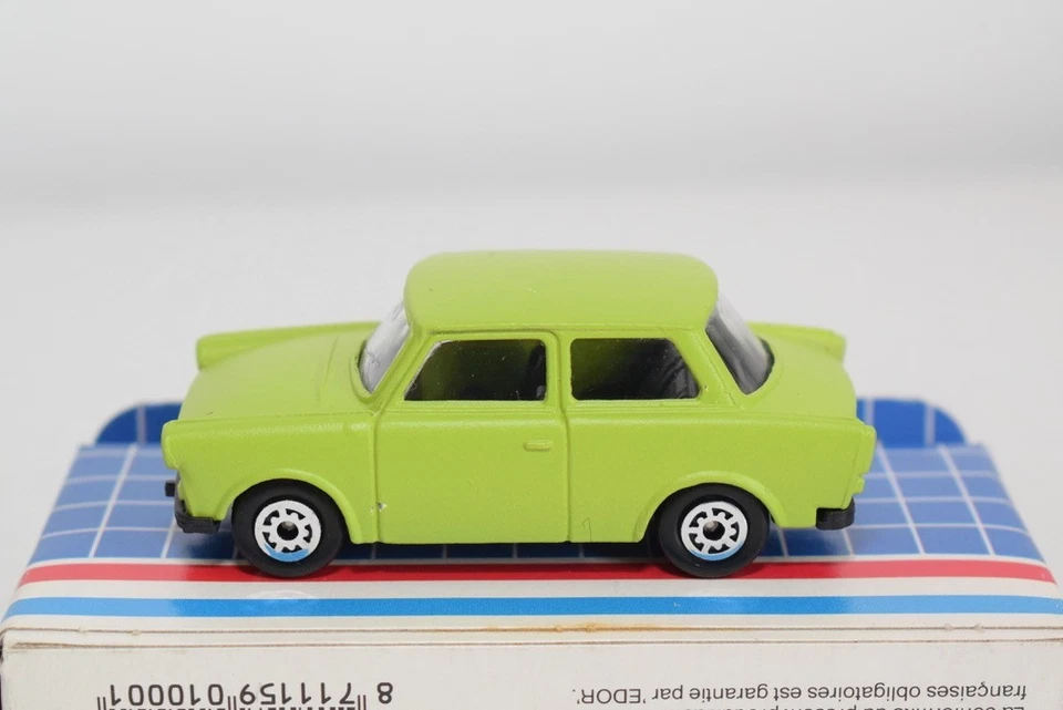 B86 1:60 3 pollici 3 pollici edocar trabant giallo nuovo con scatola - Immagine 3 di 4
