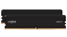 Crucial - Pro 32GB (2x16GB) DDR5 5600MHz C46 UDIMM Desktop Memory - Black