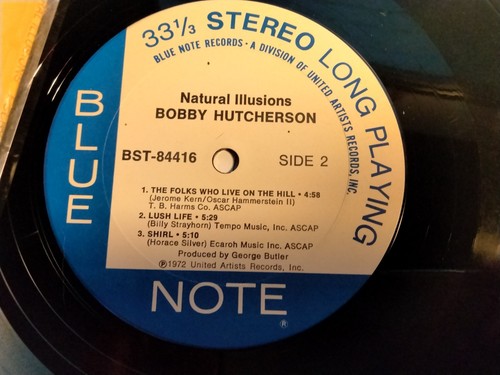 BOBBY HUTCHERSON Natural Illusions BLUE NOTE LP - Picture 4 of 4