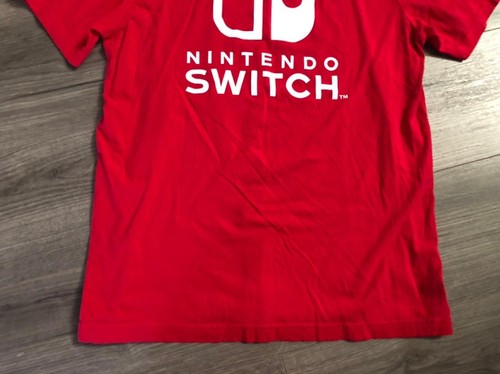 2018 Nintendo Switch Employee Exclusive T-Shirt Rot L Play Together Any Time - Bild 8 von 14