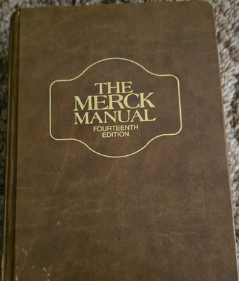 Merck The Merck Manual Fourteenth Edition Hardcover Medicine Reference